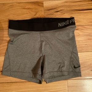 Nike Pro spandex shorts, size M